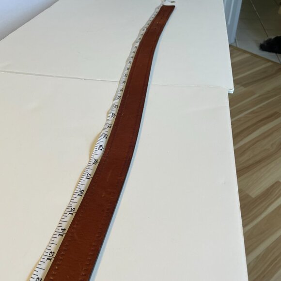 Columbia Sportswear Men's Genuine Leather Belt  Medium Brown (Cognac) size 38 - Picture 9 of 10